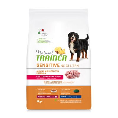     Trainer Natural Dog Sensitive gluten free with Rabbit 3  (8059149428192) -  1