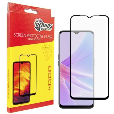   Dengos Full Glue Oppo A78 5G (black) (TGFG-298) -  1