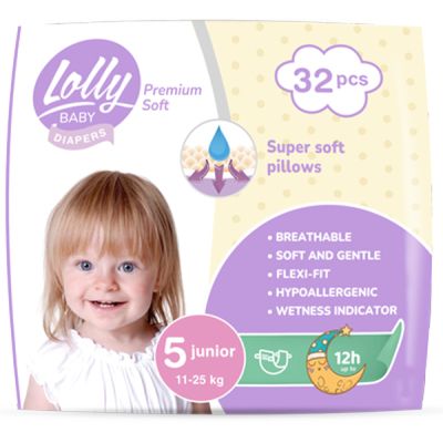 ϳ Lolly Premium Soft 5 (11-25 ) 32  (4820174981051) -  1
