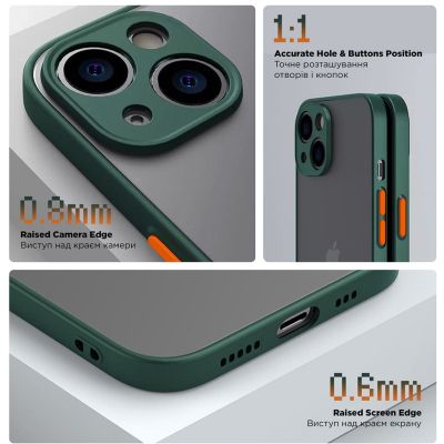     Armorstandart Frosted Matte Xiaomi Redmi 12 4G Dark Green (ARM68552) -  3