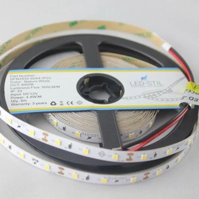   LED-STIL 4000K 4,8 / 2835 60  IP33 12  500 lm   (DFN2835-60A4-IP33) -  3