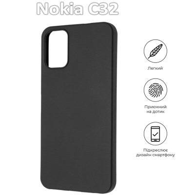     BeCover Nokia C32 Black (709622) -  4