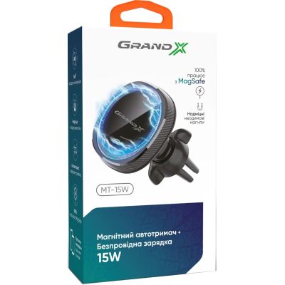   Grand-X MT-15W MagSafe   15W (  ) (MT-15W) -  4