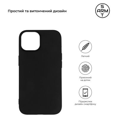     Armorstandart Matte Slim Fit Apple iPhone 15 Black (ARM68241) -  3