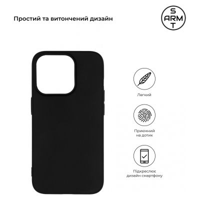     Armorstandart Matte Slim Fit Apple iPhone 15 Pro Black (ARM68243) -  3