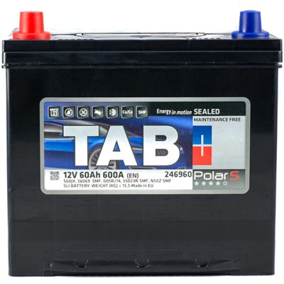   TAB 60 Ah/12V Polar S Japan (246 960) -  1