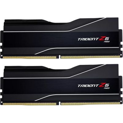     DDR5 32GB (2x16GB) 6000 MHz Trident Z5 NEO for AMD G.Skill (F5-6000J3238F16GX2-TZ5N) -  1