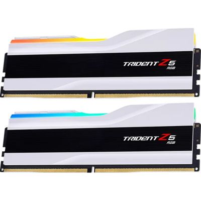     DDR5 32GB (2x16GB) 6000 MHz Trident Z5 RGB White G.Skill (F5-6000J3636F16GX2-TZ5RW) -  1