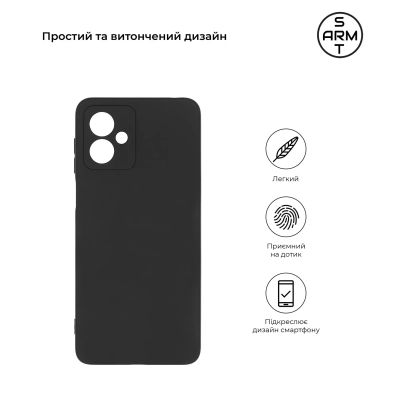     Armorstandart Matte Slim Fit Motorola G14 Camera cover Black (ARM70468) -  3