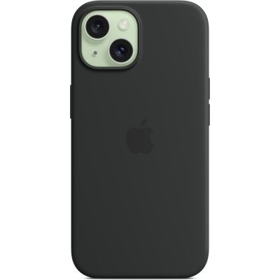     Apple iPhone 15 Silicone Case with MagSafe Black (MT0J3ZM/A) -  4