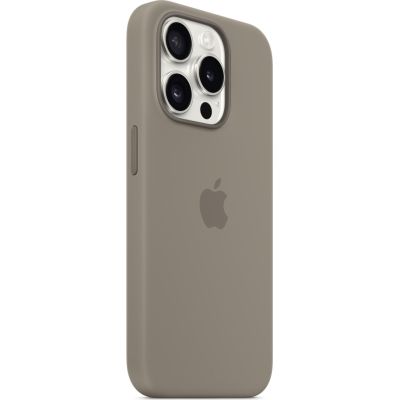     Apple iPhone 15 Pro Silicone Case with MagSafe Clay (MT1E3ZM/A) -  5