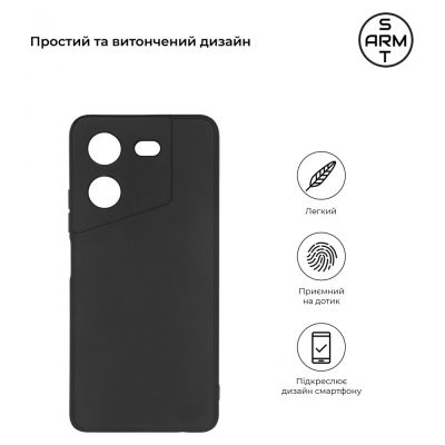     Armorstandart Matte Slim Fit Tecno Pova 5 4G Camera cover Black (ARM68915) -  3