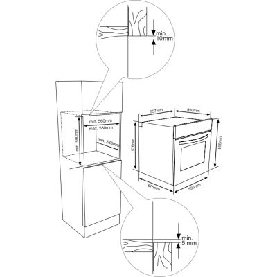   HEINNER HBO-V656GC-BK -  4