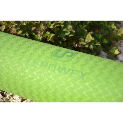    U-Powex Yoga mat Green/Black 183610.6 (UP_1000_TPE_Gr/Black) -  10