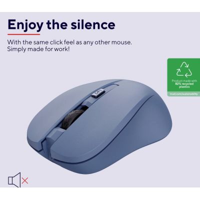  Trust Mydo Silent Wireless Blue (25041) -  7