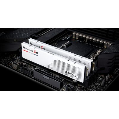  '  ' DDR5 32GB (2x16GB) 5200 MHz Ripjaws S5 White G.Skill (F5-5200J3636C16GX2-RS5W) -  4