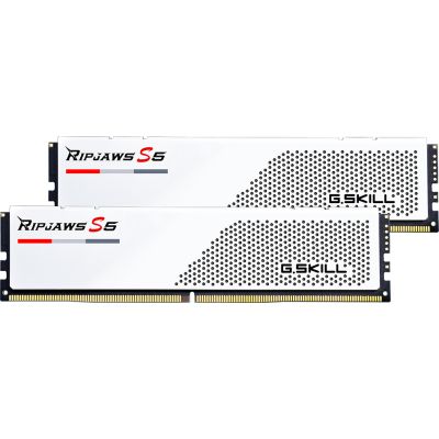  '  ' DDR5 32GB (2x16GB) 5200 MHz Ripjaws S5 White G.Skill (F5-5200J3636C16GX2-RS5W) -  1