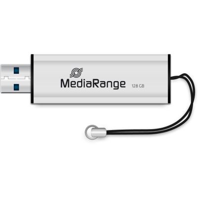 USB   Mediarange 128GB Black/Silver USB 3.0 (MR918) -  3