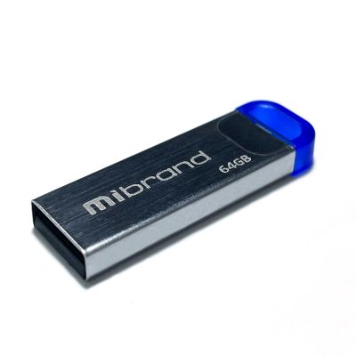 USB   Mibrand 64GB Falcon Silver-Blue USB 2.0 (MI2.0/FA64U7U) -  1