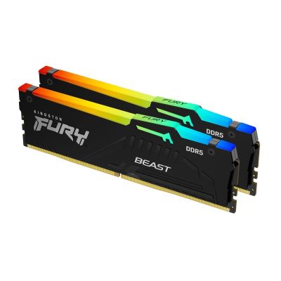     DDR5 16GB (2x8GB) 5200 MHz Beast RGB Kingston Fury (ex.HyperX) (KF552C36BBEAK2-16) -  2