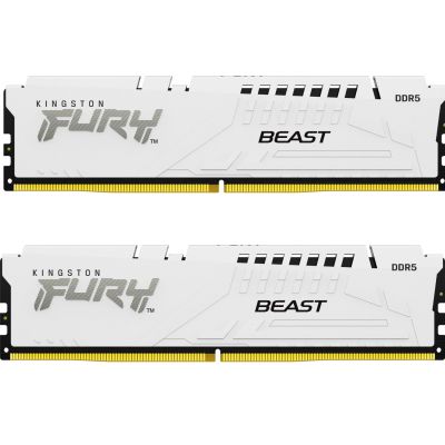     DDR5 64GB (2x32GB) 6000 MHz Beast White Kingston Fury (ex.HyperX) (KF560C36BWEK2-64) -  1