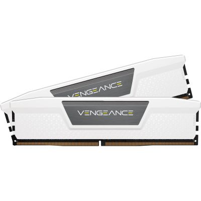     DDR5 64GB (2x32GB) 5600 MHz Vengeance White Corsair (CMK64GX5M2B5600C40W) -  3