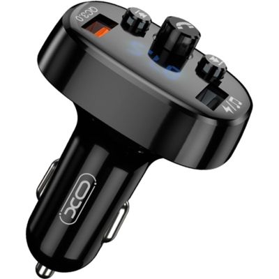 FM  XO XO-BCC03 Car Charger 18W Bluetooth+QC3.0 Quick Charger Black (XO-BCC03) -  3