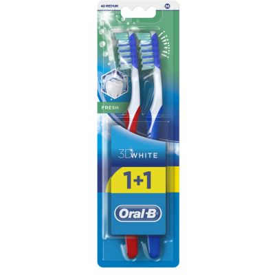   Oral-B 3D White Fresh Medium 2 . (3014260111762) -  2