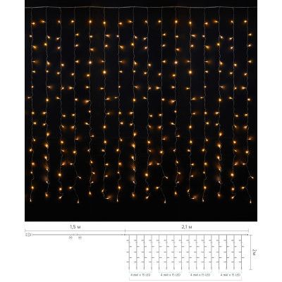  Delux Curtain  240LED 22   / IP20 (90017991) -  2