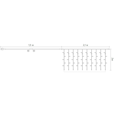 ó Delux Waterfall  240LED 22  / IP20 (90018002) -  4