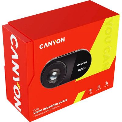  Canyon DVR25 WQHD 2.5K 1440p Wi-Fi Black (CND-DVR25) -  12