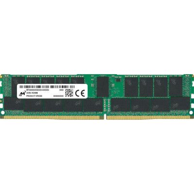  '   Micron DDR4 RDIMM 64GB 2Rx4 3200 CL22 (16Gbit) (Single Pack) (MTA36ASF8G72PZ-3G2R) -  1