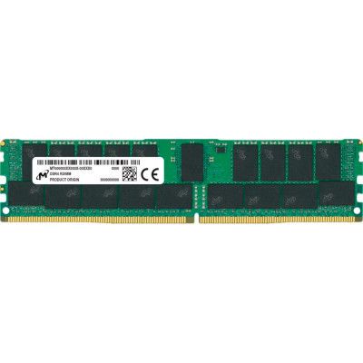  '   Micron DDR4 RDIMM 8GB 1Rx8 3200 CL22 (8Gbit) (Single Pack) (MTA9ASF1G72PZ-3G2R1R) -  1