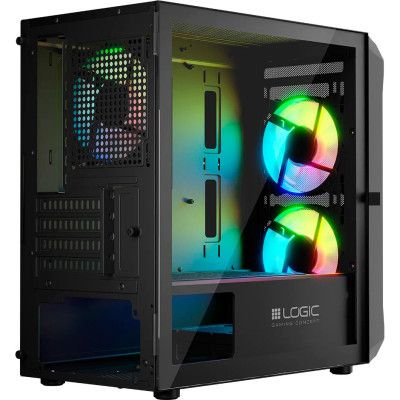  Logic concept PORTOS MESH+GLASS ARGB fans 3x120mm BLACK (AM-PORTOS-10-0000000-0002) -  8