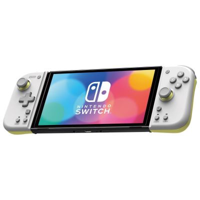  Hori Split Pad Compact (Light Grey x Yellow) for Nintendo (NSW-373U) -  1