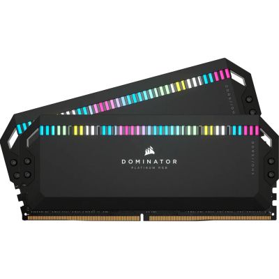  '  ' DDR5 32GB (2x16GB) 6000 MHz Dominator Platinum RGB Black Corsair (CMT32GX5M2B6000C30) -  3