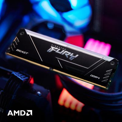  '  ' DDR4 16GB 3600 MHz Beast RGB Kingston Fury (ex.HyperX) (KF436C18BB2A/16) -  10