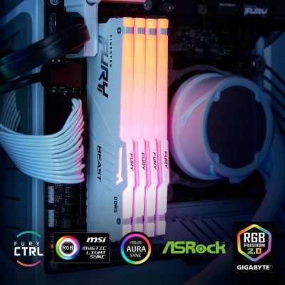  '  ' DDR5 32GB 6000 MHz Beast AM5 RGB White Kingston Fury (ex.HyperX) (KF560C36BWEA-32) -  4