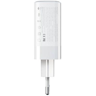   Proda AZEADA Seagulls AZ-19 GaN5 65W USB-A (QC4.0) USB-C (PD3.0) white (AZ-19-WH) -  3