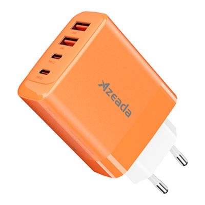   Proda AZEADA Seagulls AZ-19 GaN5 65W USB-A (QC4.0) USB-C (PD3.0) orange (AZ-19-OR) -  1