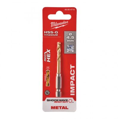  Milwaukee   RedHEX HSS-G TiN, 4,5  (48894710) -  3