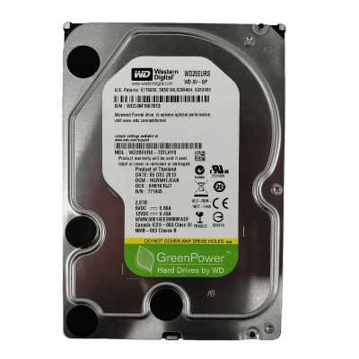   3.5" 2TB WD (# WD20EURS #) -  1