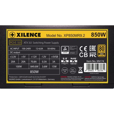   Xilence 850W (XP850MR9.2) -  4