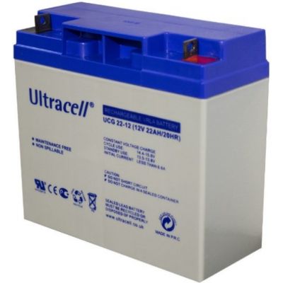       Ultracell 12V-22Ah, GEL (UCG22-12) -  1