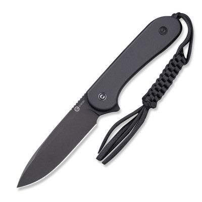 ͳ Civivi Fixed Blade Elementum Black Blade G10 (C2105A) -  1