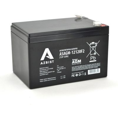       AZBIST 12V 12 Ah Super AGM (ASAGM-12120F2) -  1