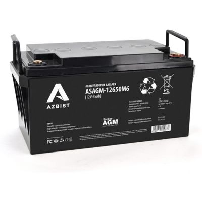       AZBIST 12V 65 Ah Super AGM (ASAGM-12650M6) -  1