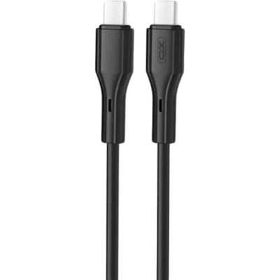   USB-C to USB-C 1.0m NB-Q231B 60W Black XO (NB-Q231B-BK) -  1