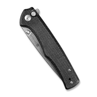  Sencut Crowley Stonewash Black Micarta (S21012-2) -  5