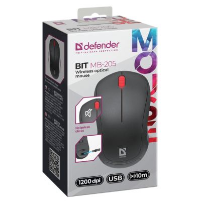  Defender Bit MB-205 Silent Wireless Black (52205) -  5